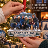 Custom Photo Lake Cabin Reunion Acrylic Ornament — Gift inspiration