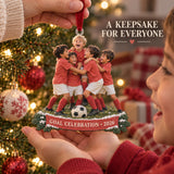 Custom Photo Goal Celebration Group Acrylic Ornament — Gift inspiration