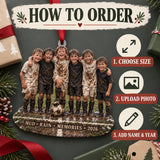 Custom Photo Muddy Rain Game Acrylic Ornament — How to order