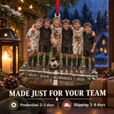 Custom Photo Muddy Rain Game Acrylic Ornament — Production and delivery