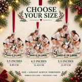 Custom Photo Libero Dig Celebration Acrylic Ornament — Size guide