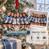 Custom Photo Tournament Medal Moment Acrylic Ornament — Personalization guide