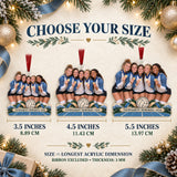 Custom Photo Tournament Medal Moment Acrylic Ornament — Size guide