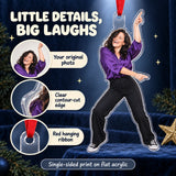 Custom Photo Dance Floor Legend Acrylic Ornament — Product details