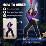 Custom Photo Dance Floor Legend Acrylic Ornament — How to order