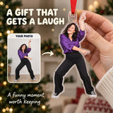 Custom Photo Dance Floor Legend Acrylic Ornament — Gift inspiration
