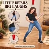 Custom Photo Air Guitar Hero Acrylic Ornament — Product details