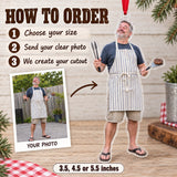 Custom Photo BBQ Boss Acrylic Ornament — How to order