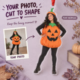 Custom Photo Costume Comedy Acrylic Ornament — Main design