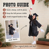Custom Photo Graduation Goof Acrylic Ornament — Personalization guide