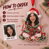 Custom Photo Face Wrapping Paper Wrestling Acrylic Ornament — How to order