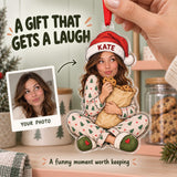 Custom Photo Face Snack Stash Guardian Acrylic Ornament — Gift inspiration