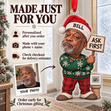 Custom Photo Face Thermostat Patrol Acrylic Ornament — Production and delivery