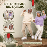 Custom Photo Grandparents Goofballs Acrylic Ornament — Product details