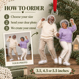Custom Photo Grandparents Goofballs Acrylic Ornament — How to order