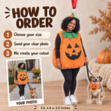 Custom Photo Pet and Owner Costume Acrylic Ornament — How to order