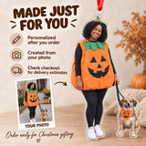 Custom Photo Pet and Owner Costume Acrylic Ornament — Production and delivery