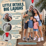 Custom Photo Family Funny Vacation Acrylic Ornament — Product details