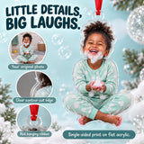 Custom Photo Bubble Beard Acrylic Ornament — Product details