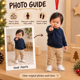 Custom Photo Tiny Boss Point Acrylic Ornament — Personalization guide