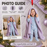 Custom Photo Peekaboo Blanket Acrylic Ornament — Personalization guide