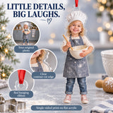 Custom Photo Mini Chef Flour Acrylic Ornament — Product details