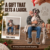 Custom Photo Great Dane Lap Dog Acrylic Ornament — Gift inspiration