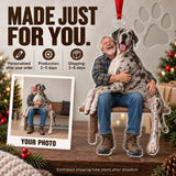 Custom Photo Great Dane Lap Dog Acrylic Ornament — Production and delivery