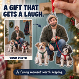 Custom Photo Leash Tangle Duo Acrylic Ornament — Gift inspiration