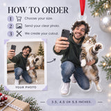 Custom Photo Cat Selfie Block Acrylic Ornament — How to order