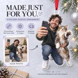 Custom Photo Cat Selfie Block Acrylic Ornament — Production and delivery