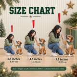 Custom Photo Dog High Five Acrylic Ornament — Size guide
