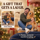 Custom Photo Golden Side Eye Acrylic Ornament — Gift inspiration