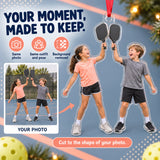 Custom Photo Pickleball Junior Cheers Acrylic Ornament — Personalization example