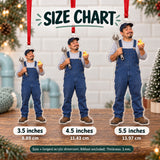 Custom Photo Plumber Tiny Duck Acrylic Ornament — Size guide
