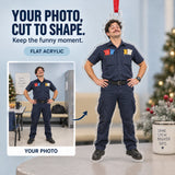 Custom Photo EMT Snack Pockets Acrylic Ornament — Main design