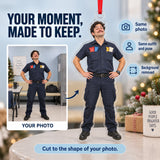 Custom Photo EMT Snack Pockets Acrylic Ornament — Personalization example