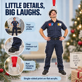 Custom Photo EMT Snack Pockets Acrylic Ornament — Product details