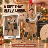 Custom Photo HVAC Accordion Duct Acrylic Ornament — Gift inspiration