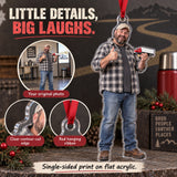 Custom Photo Truck Driver Mini Rig Acrylic Ornament — Product details