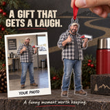 Custom Photo Truck Driver Mini Rig Acrylic Ornament — Gift inspiration