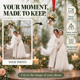 Custom Photo Bouquet and Big Grin Acrylic Ornament — Personalization example