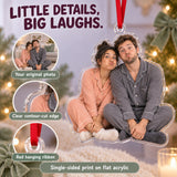 Custom Photo Matching Christmas Faces Acrylic Ornament — Product details