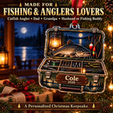 Personalized Catfish Night Lantern Box Acrylic Ornament — Size guide