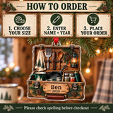 Personalized Camp Kitchen Chuck Box Acrylic Ornament — Product details