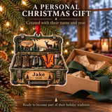 Personalized Deer Camp Gear Trunk Acrylic Ornament — Gift inspiration