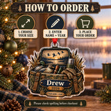 Personalized Duck Camp Blind Bag Acrylic Ornament — Product details