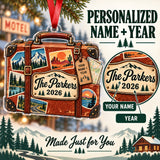 Personalized National Park Road Trip Case Acrylic Ornament — Personalization guide