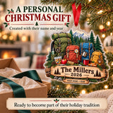 Personalized Family Trail Daypack Acrylic Ornament — Gift inspiration