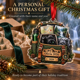 Personalized Waterfall Hike Camera Bag Acrylic Ornament — Gift inspiration